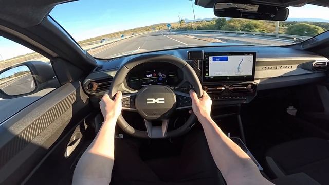 New Dacia DUSTER Full Hybrid 2024 Test Drive POV смотреть онлайн