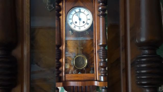 Настенные часы с боем. Kienzle 1899год