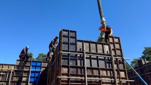 ЗАЛИВКА СТЕН 118м3 / Строительство МОНОЛИТНОГО дома