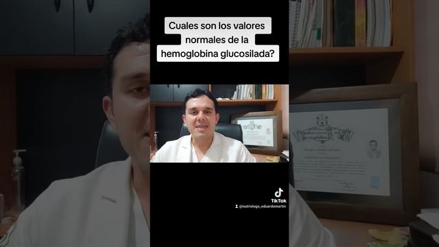 cuáles son los valores de la hemoglobina glucosilada? 🤔#citas 📱3331040040 https://wa.link/4l37ew