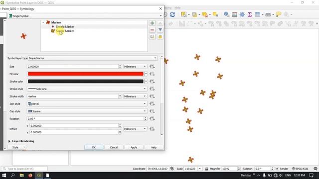 QGIS Tutorials 25: How to Symbolize Point Layer in QGIS | Beginners | QGIS 3.22 | Single Symbol
