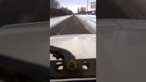 Езда зимой по городу