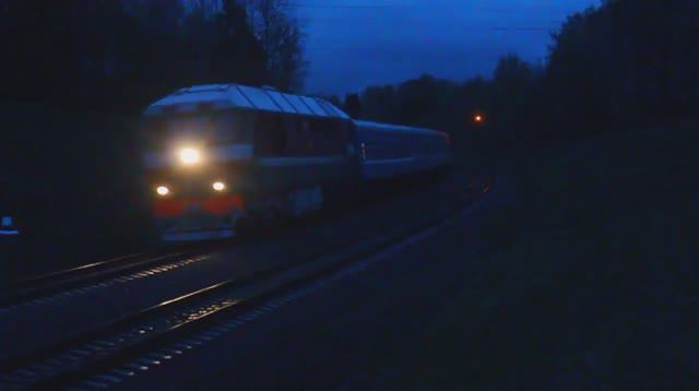 ТЭП70-0353 (БЧ, ТЧ-15 Орша) с поездом №605 Полоцк - Брест (БЧ)