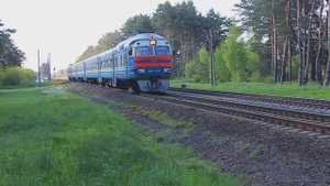 ДР1А-268 (БЧ, ТЧ-3 Барановичи) рейсом №6219 Барановичи - Лунинец