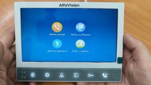 Обзор видеодомофона Aglaya FHD SD (AHD 1080P). 7 дюймов