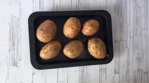 КАК ПРИГОТОВИТЬ КАРТОШКУ В КОЖУРЕ В ДУХОВКЕ? Вкусный печеный картофель на праздничный гарнир