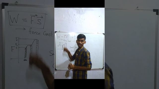 Work Done By Variable Force Concept and formulae #workdone #mechanics #physics