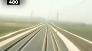 Скоростной поезд TGV V150 побыл рекорд скорости 500 kmh