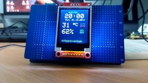 Arduino + ST7735 + Tiny RTC + DHT11