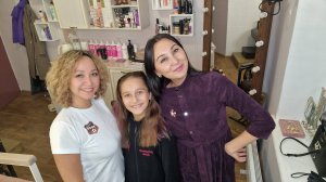 Мастерята Семья мастеров - парикмахерское искусство- Ведерникова Арина - школа Кузьминки 5А