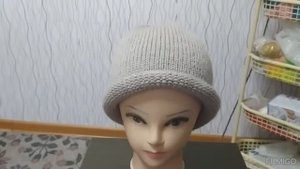 ВЯЖЕМ ШАПКУ НА МАШИНЕ/// ЛЕГКО И ПРОСТО///
