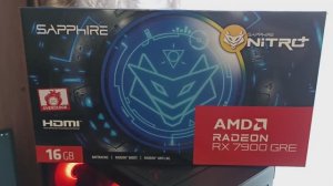 ➡️✅Sapphire AMD Radeon RX 7900 GRE 16gb 256bit NITRO+ Обзор и Тесты 1440p RTX ON