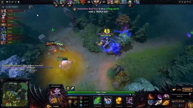 Mind.control crazy Alhemist RAMPAGE Dota 2 смотреть онлайн