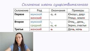 Имя существительное: род, число, склонение. Русский язык как иностранный.