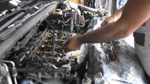 Замена сальники клапанов и цепи ГРМ. PEUGEOT 308 1.6 VTi 16v 120 (EP6