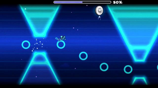 Прохождение уровня в (геометри деш) geometry dash: NICE "2.2 СКОРО"