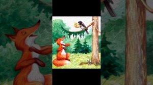 Ворона и Лисица (кавказский вариант)-авторская басня.