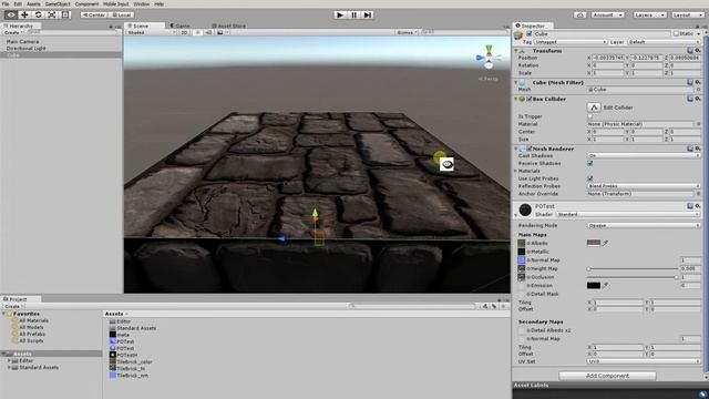 Unity 5 Parallax Occlusion shader test смотреть онлайн