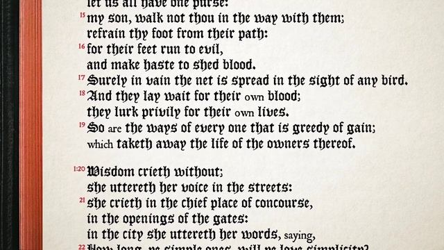 Scripture Song (Proverbs 1:1-33)