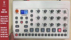 Elektron Model Samples: All 16 factory patterns, No talking
