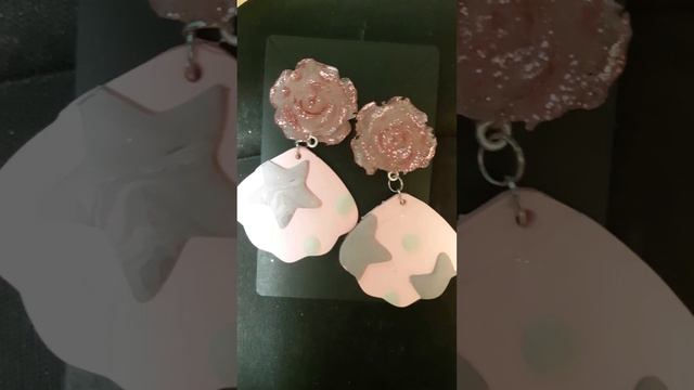 Pink Collections Clay Polymer Earrings 2022 sept