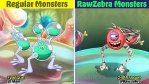 RawZebra Monsters VS Regular Monsters - Ethereal Workshop wave 4 | My singing monsters