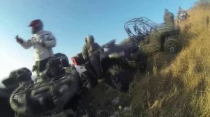 Прохват зимой на квадроциклах и багги YAMAHA по Хаснскому району