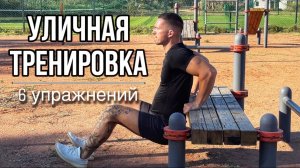 Турники И Брусья. Тренировка из 6 УПРАЖНЕНИЙ