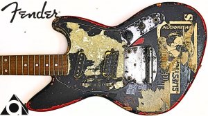 Реставрация | Старый Fender Jaguar, который уделали панки