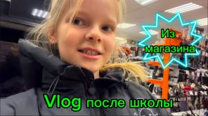 Vlog после школы | Из магазина #школа #школьница #уроки #перемена #2класс #столовая