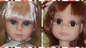 Испанская кукла Найя от Видал Рохас и маленькая девочка Люси от Биржуан, прибытие в моей семье кукол