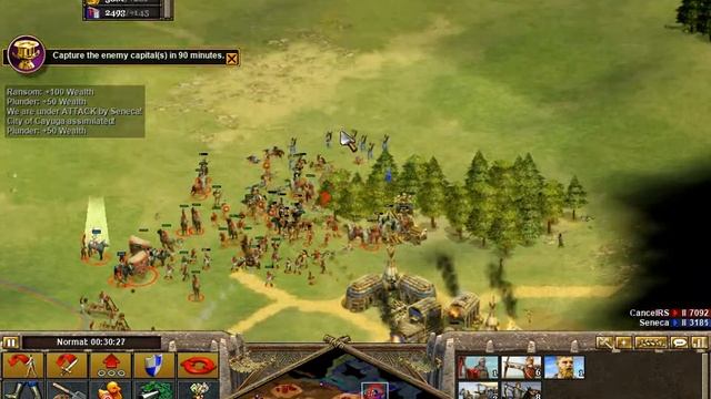 Прохождение Rise of Nations. Завоевание мира (США). Часть 2 - Акадия (Алгонкины)
