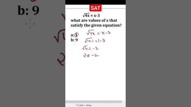 SAT PROBLEM #video #sat #mathproblem #do #mathtrick #satmath #class #math