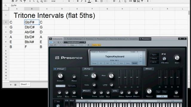 Tejano Keyboard Episode 12 - Tritone Intervals смотреть онлайн