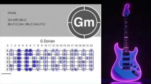 Dark Blues Rock Guitar Backing Track Jam In Gm