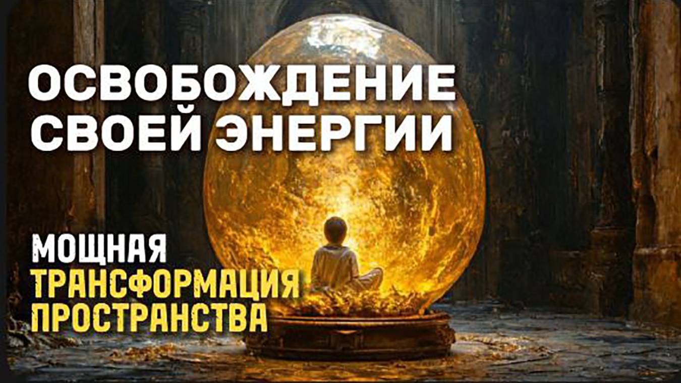 МОЩНАЯ МЕДИТАЦИЯ ВЫСВОБОЖДЕНИЯ СВОЕЙ ЭНЕРГИИ И ТРАНСФОРМАЦИИ ПРОСТРАНСТВА!