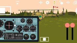 як завести мі-2 в грі Pixel Helicopter Simulator