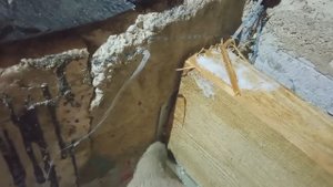 Установка лаг проливного пола (парная, помывочная)