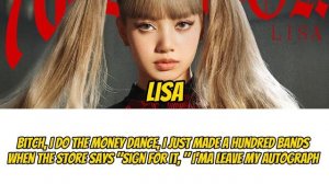 LISA-'Money (돈)' (karaoke color coded lyrics)
