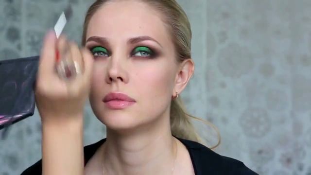 Макияж smoky eyes зеленый визаж Life in color 002 Наталья Шик смотреть онлайн