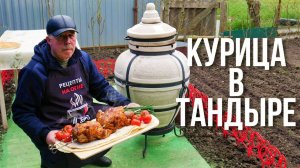 Цыплята корнишон с аджикой в тандыре