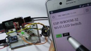 ESP-WROOM-32 (ESP32) Smartphone Wi-Fi LED Switch