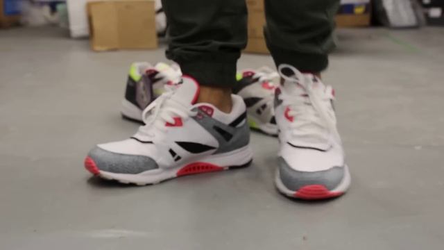 Reebok Ventilator - White - Pink - On-feet Video at Exclucity смотреть онлайн