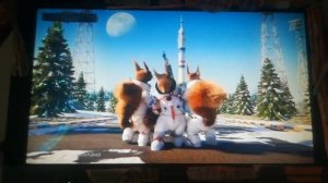 Новогодние Заставки Первого Канала (2023-2024) Белки Новогодние на Космодроме 🎄