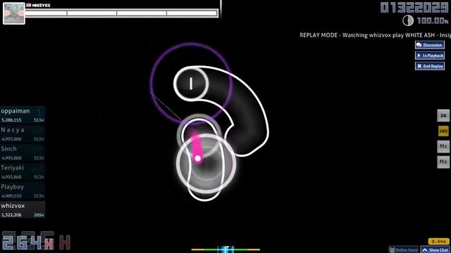 [osu!] WHITE ASH - Insight (TV Size) [Gotcha!] FC 99.83% смотреть онлайн