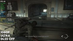 The Last of Us - RTX 3060 12GB + I5 12400F Benchmark! Ultra Settings DLSS Off [Native Resolution]