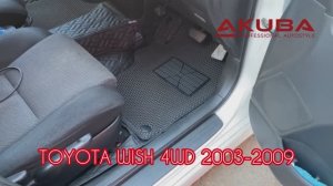 TOYOTA WISH 4WD 2003-2009. Автоковрики AKUBA STANDART