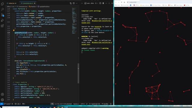 Программируем анимацию Красные Линии на JavaScriptTypeScript