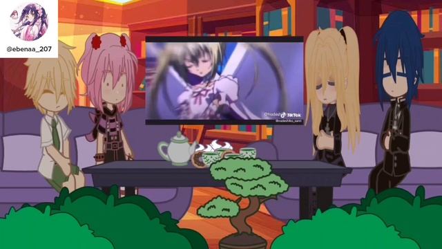 // Реакция персонажей аниме "Чара хранители" на себя // 1\3 // смотреть онлайн