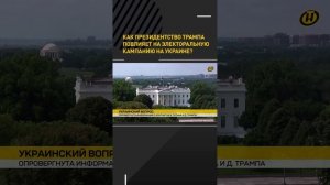 Как президентство Трампа повлияет на электоральную кампанию на Украине?